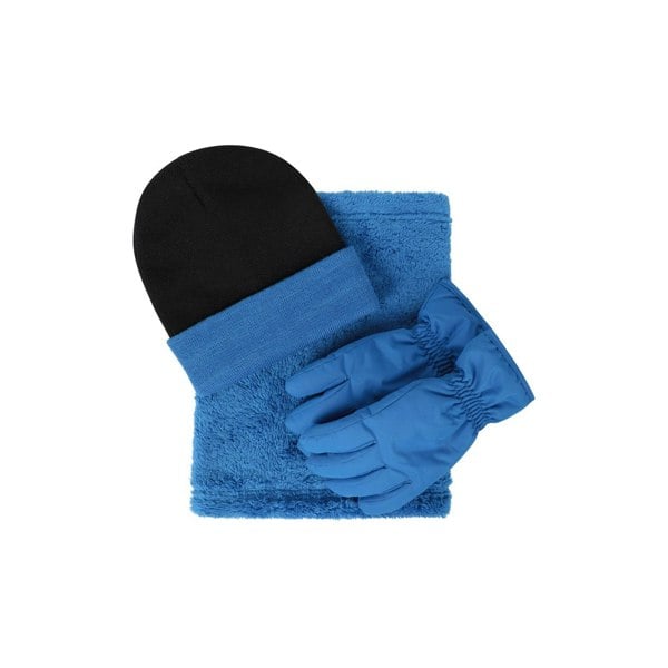Mountain Warehouse Childrens Accessories Set (Pack of 3) - Bright Blue