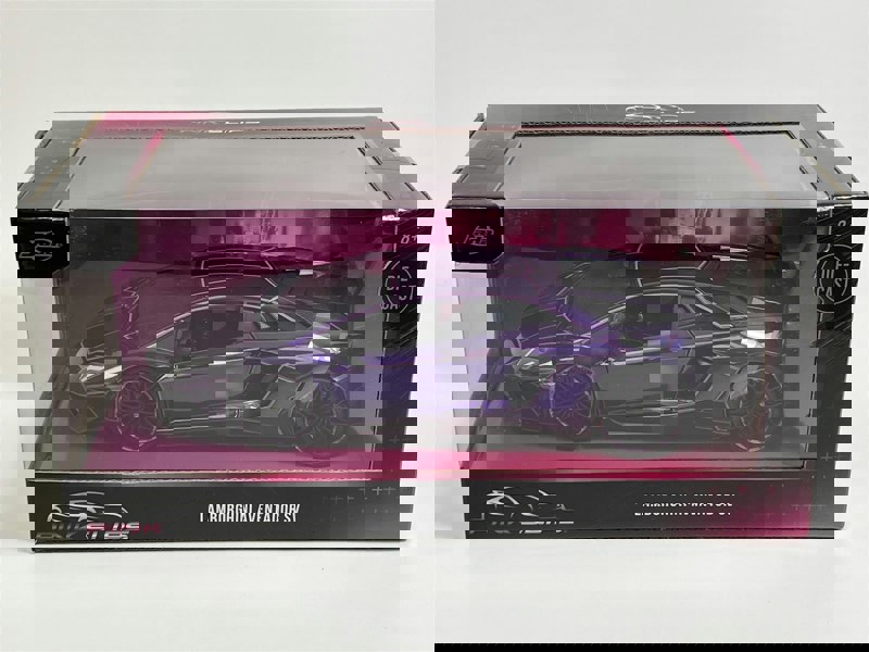 Jada Lamborghini Aventador SV Purple 1:24 Scale Pink Slips Jada 253293000 34656
