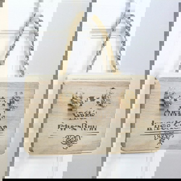 Personalised Memento Company Personalised Decorative Swirl Wooden Sign