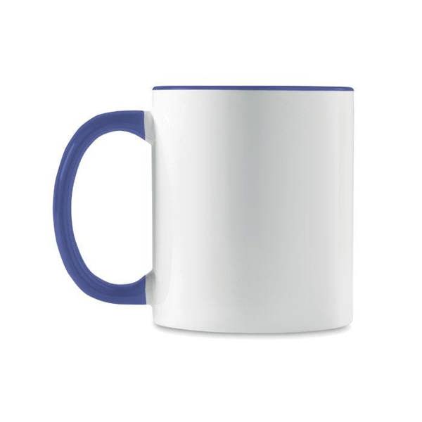 MidOcean Sublimcoly Two Tone Sublimation 300ml Mug - White/Violet - 