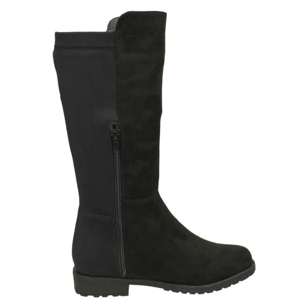 Spot On Girls Spot On Mid Heel Calf Boots H5083