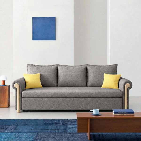 Weilai Concept Braylene Two Seater Sofa Bed, Linen