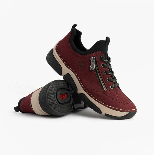 Rieker 45973-36 Womens Shoes Red