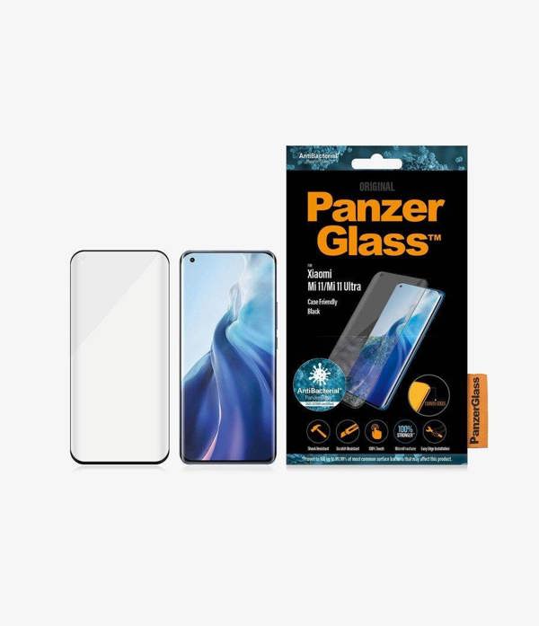 PanzerGlass Panzer Glass for Xiaomi Mi 11 Black - 8035