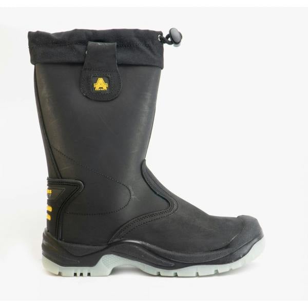 Amblers Safety FS209 Leather Safety Boots Safety Boots   in  Black