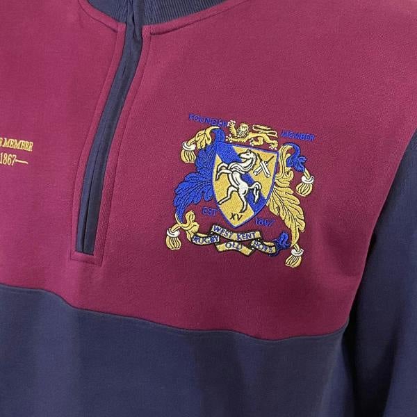 Ellis Rugby West Kent 1871 Sweatshirt Zipper