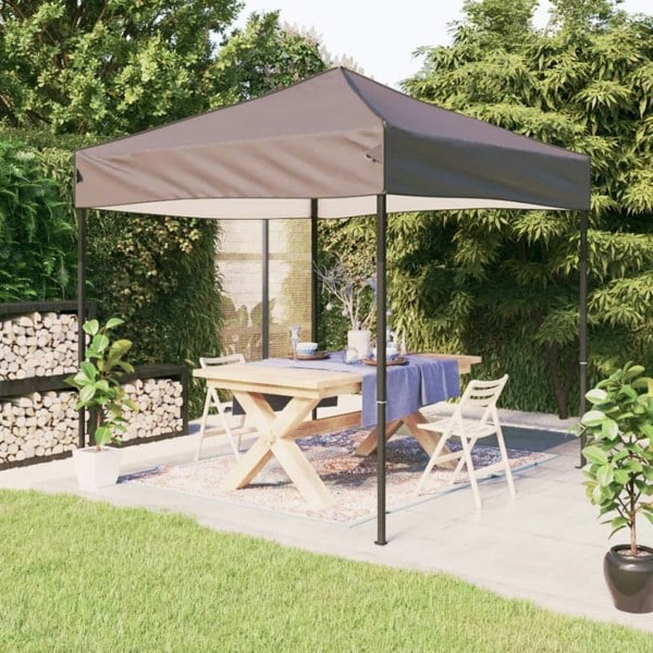 Berkfield Folding Party Tent Taupe 3x3 m