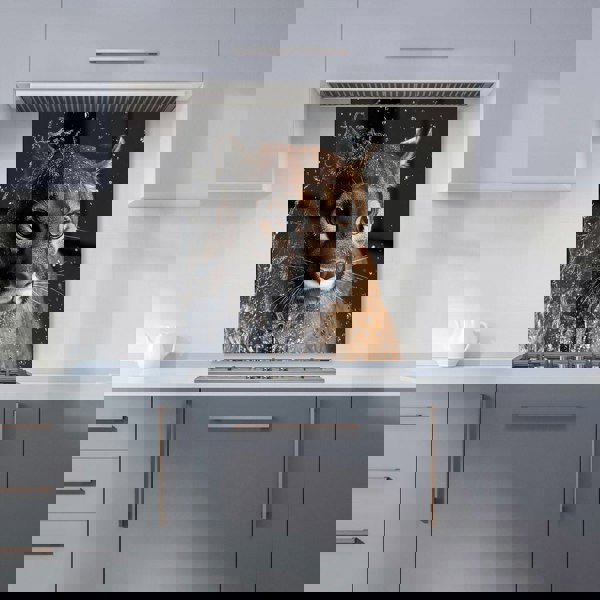 Warren Reed - Designer Fierce Puma in Motion Kitchen Splashback