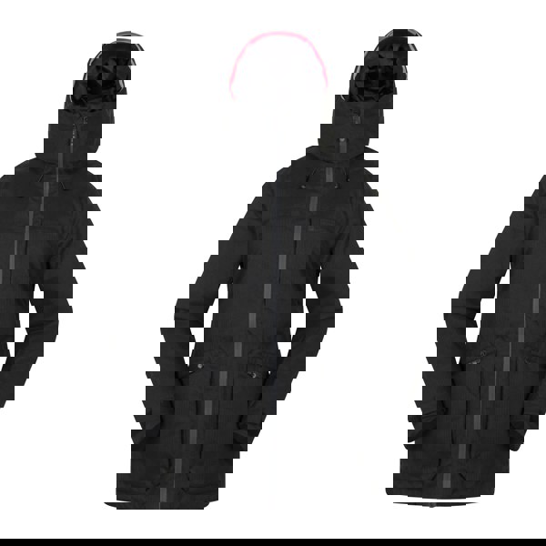 Mountain Warehouse Womens Verbier Textured Waterproof Ski Jacket - Black