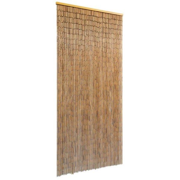 Berkfield Door Curtain Bamboo 90x200 cm
