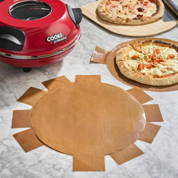 Cooks Professional Non-Stick Pizza Baking Sheets | Set of 6