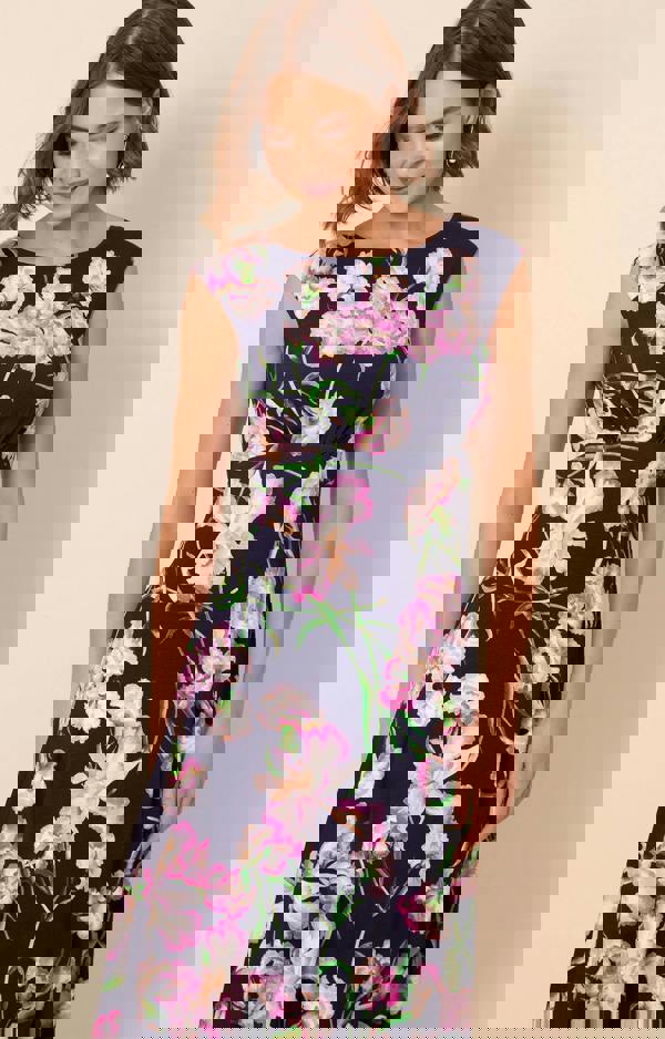 Alie Street London Luna Midi Dress - Midnight Blossom