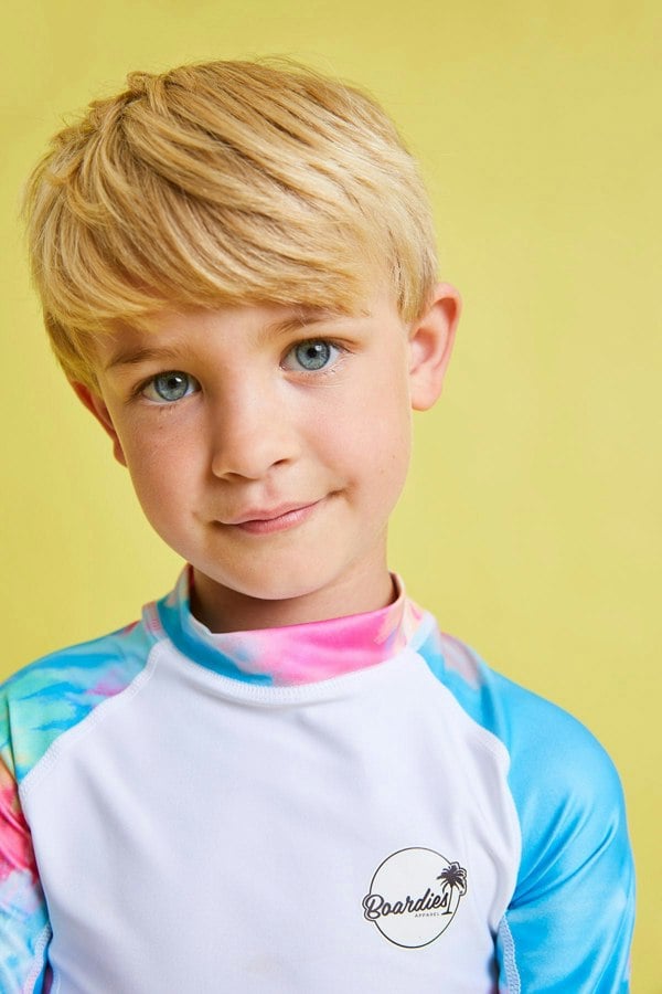 BOARDIES Spiral Tie Dye Rash Guard