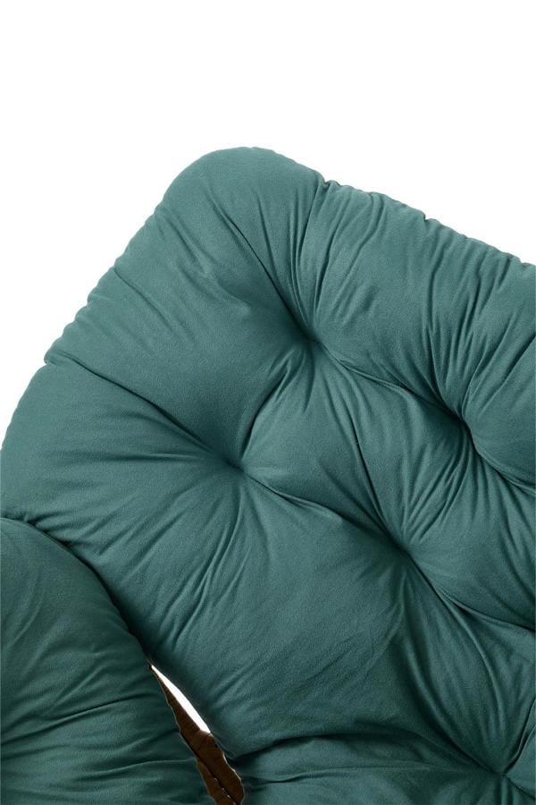 Living and Home Fleece Fabri Modern Rocking Chair with Cushion