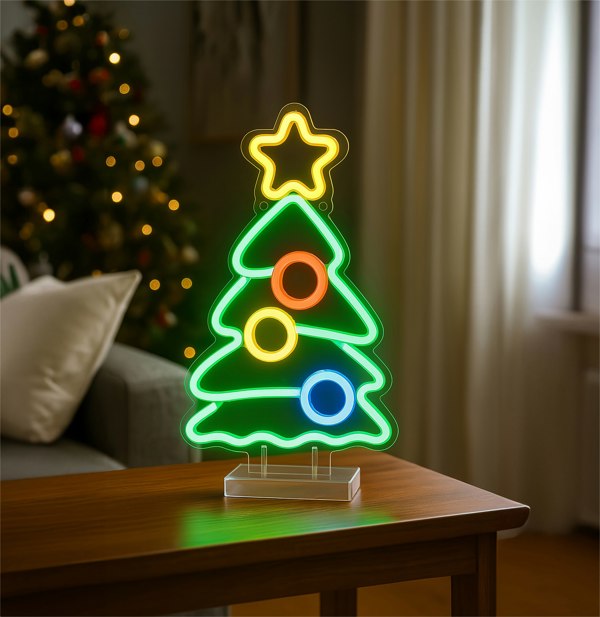 Xmas Haus LED Neon Festive Lights Christmas Tree