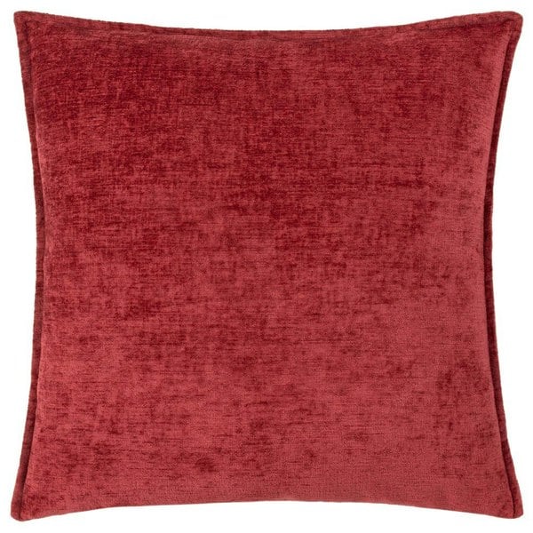 Evans Lichfield Buxton Reversible Square Cushion Cover - Red