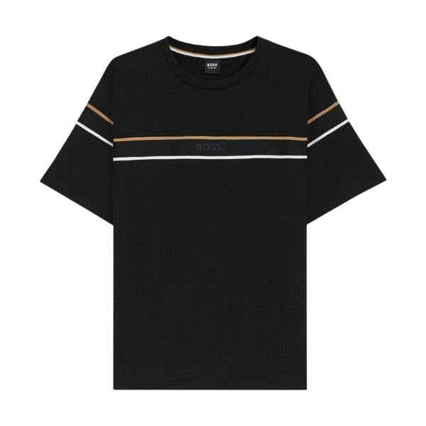 Boss Mens Cotton Jersey T-Shirt - Black - 