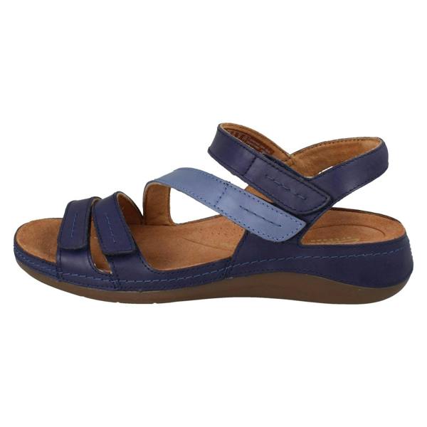 Clarks Ladies Clarks Hook and Loop Summer Sandals Cecily Mix