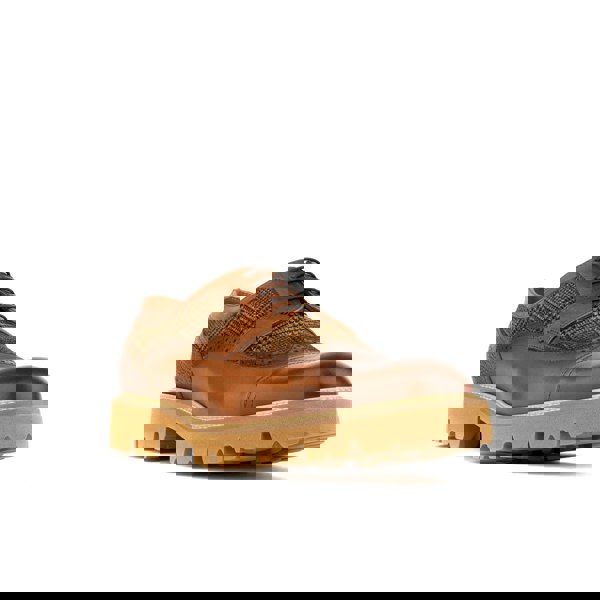 Embassy London Resident - Brown & Tan - Men's leather dressy shoe with toe cap and brogue details