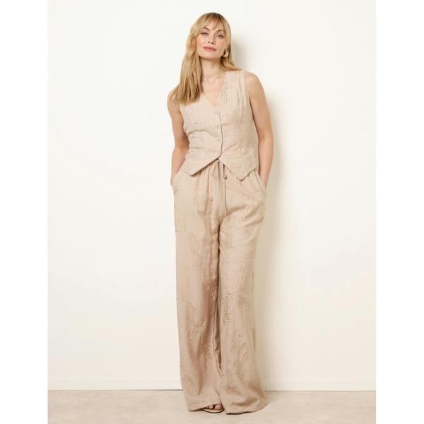 Blue Vanilla Embroidered Pattern Co-Ord Set