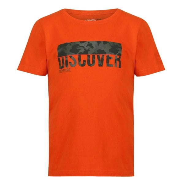 Regatta Kids Bosley V Discover T-Shirt - Magma