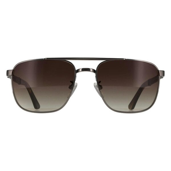 Police Sunglasses SPL890M Origins 3 0509 Shiny Gunmetal Green Gradient