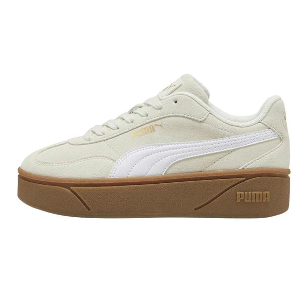 Puma Womens/Ladies Club Era II Suede Platform Trainers - Alpine/Gum - 