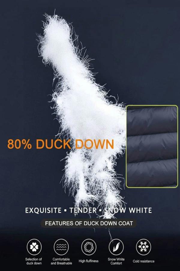 Anniou Single Button Heated Down Jacket