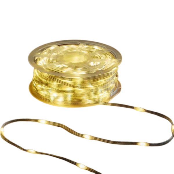 Samuel Alexander 37.5m Light up Christmas Two Tone String Lights with 500 Warm White & Multi-Coloured LEDs