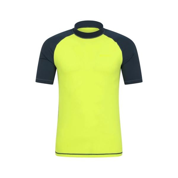 Mountain Warehouse Mens UV Protection Rash Guard - Yellow - 