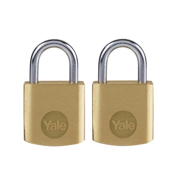 Yale Locks Brass Padlock - Multi Colour - 