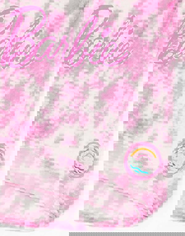Barbie Girls Pink Tie Dye Poncho Towel
