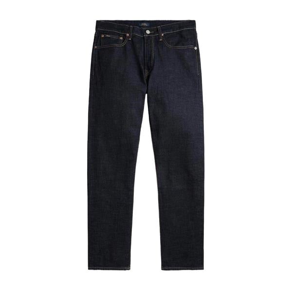 Ralph Lauren Mens Polo Stretch-Cotton Denim Straight Jeans - Blue - 