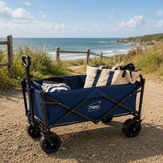 Neo Direct Neo Navy Folding Wagon Garden Cart 138L 120kg