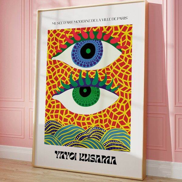 Yayoi Kusama Art Print - Spotty Eyed