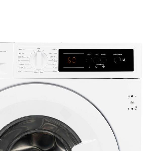 Willow 8kg Integrated Washing Machine WWM814BI