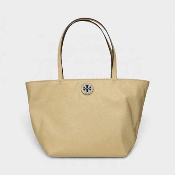 Tory Burch Nylon Mini Tote Praline