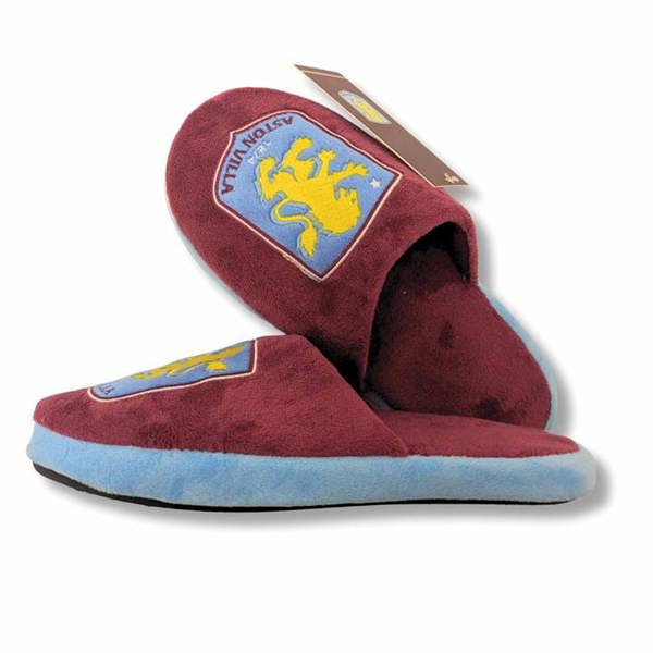 Aston Villa FC Adult Slide Slippers Small, Clothing, Sports, Gift
