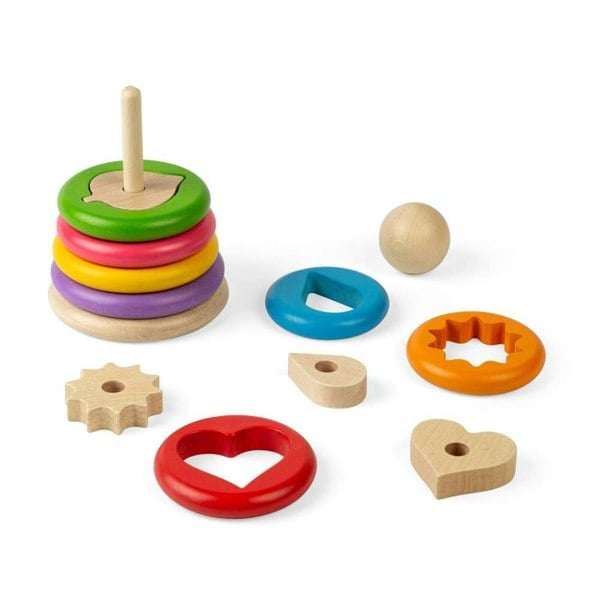 Bigjigs Toys Secret Shape Stacker