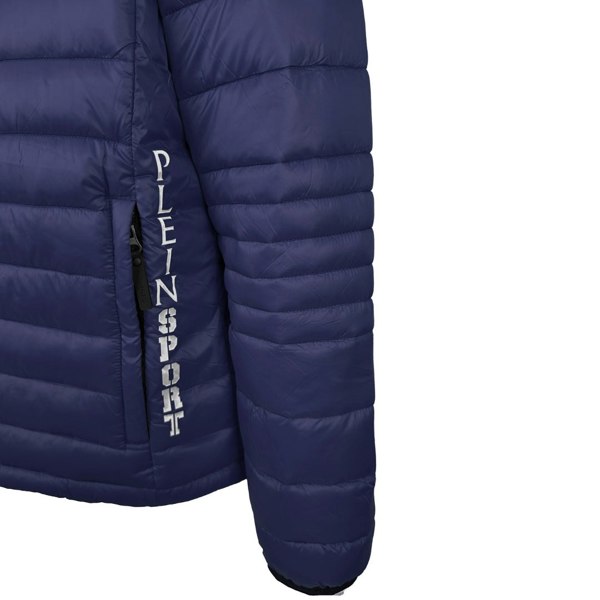 Plein Sport Plain Padded Jacket - Navy Blue