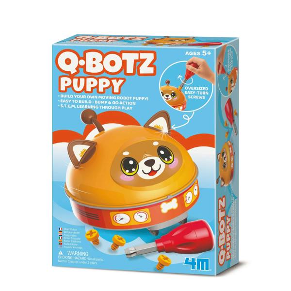 4M Kidzrobotix - Q.Botz-Dog | Build Your Own Robot Puppy for Kids