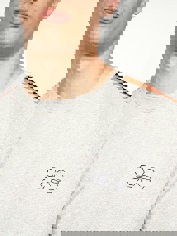 Crosshatch Grassmeere Crew Sweat Grey Marl