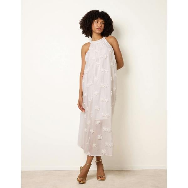 Blue Vanilla 3D Floral Dress