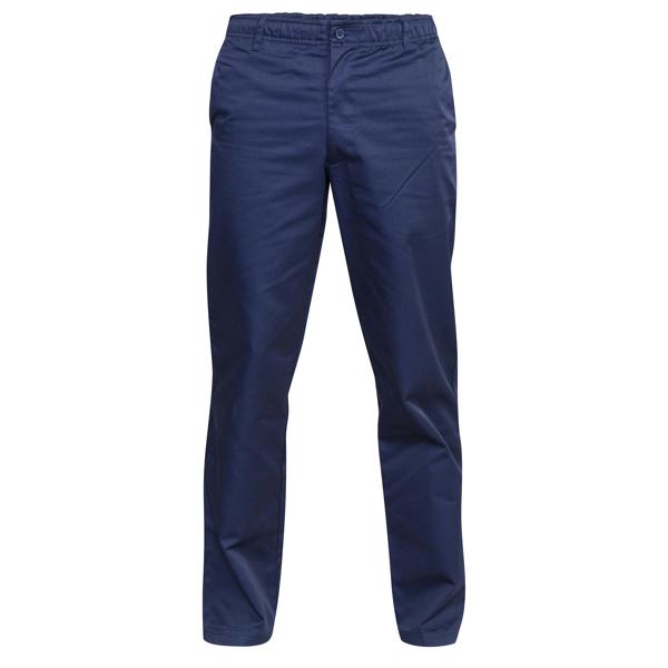 Duke Mens D555 Basilio Elasticated Waist Trousers - Navy - 