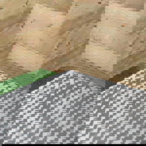 Samuel Alexander 1.5m x 2.1m Atlantis Large Outdoor Alfresco Patio Rug Mat in Slate