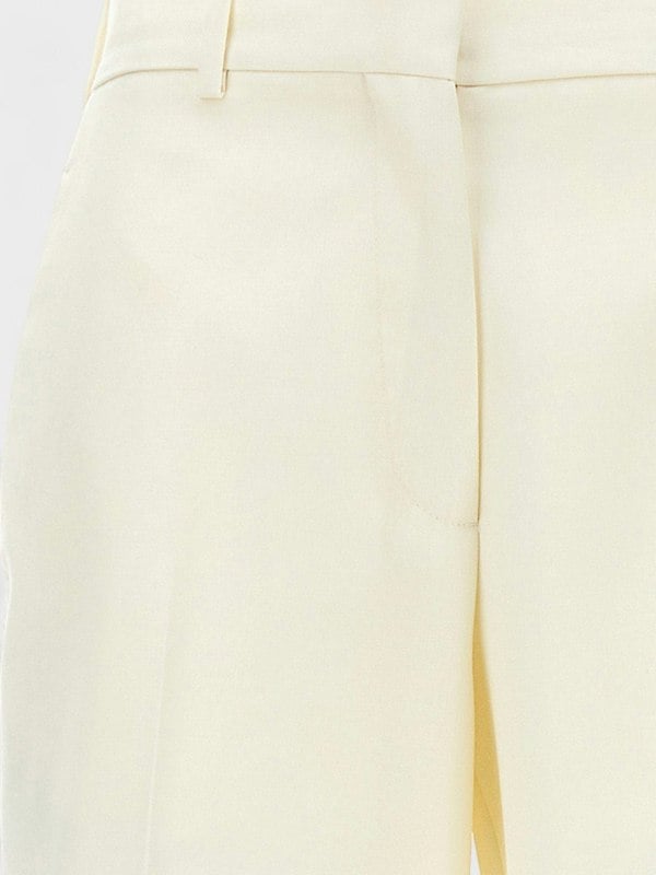 Palm Angels Knit Tape Suit Pants Butter White - Supplied FashionPalm Angels