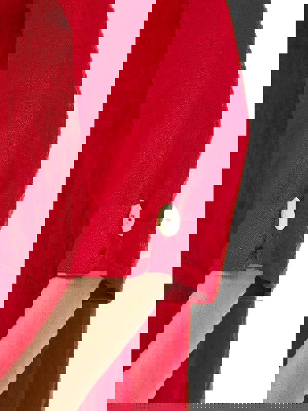 PennyPlain Asymmetric Hem Top - Red