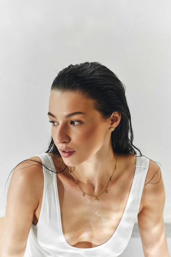 Elk & Bloom Star Feeling Chunky 14K Gold Choker Necklace