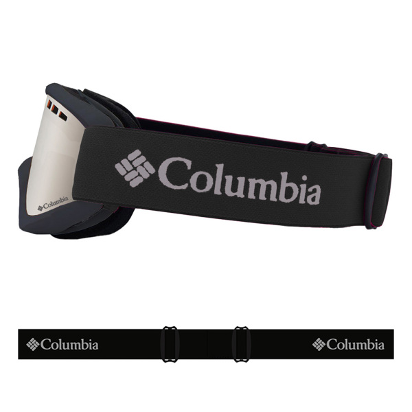 Columbia SNOWCATION C3 - Black with Silver Ionized Lens