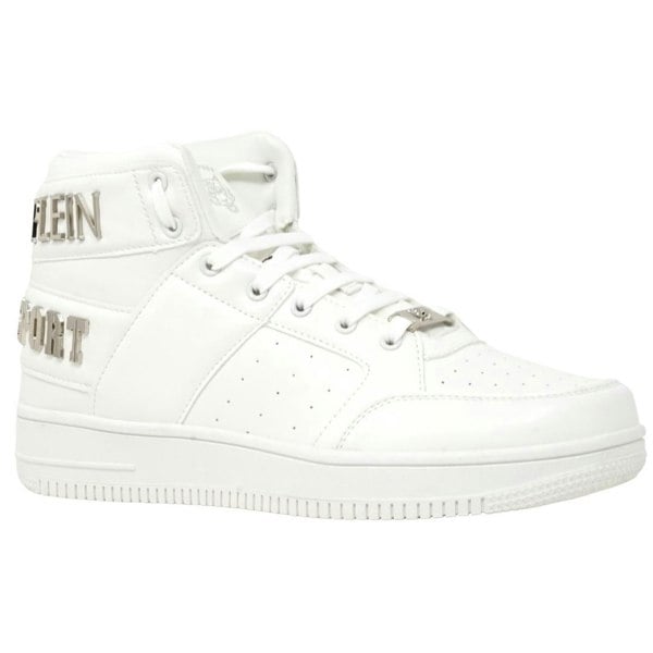 Philipp Plein Sport Plein Sport Hi-Top Bold Brand Sneakers - White